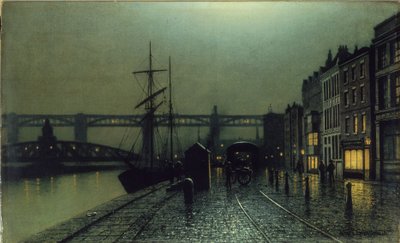 Le Quai, Newcastle upon Tyne, 1895 - Arthur Grimshaw